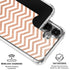 Rose Gold Chevron Galaxy S26 Plus Clear Case