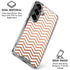 Rose Gold Chevron Galaxy S26 Plus Clear Case