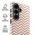 Rose Gold Chevron Galaxy S26 Plus Impact Case