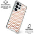 Rose Gold Chevron Galaxy S26 Ultra Clear Case