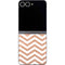 Rose Gold Chevron Galaxy Z Flip6 Skin