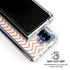 Rose Gold Chevron Galaxy Z Fold6 Clear Case
