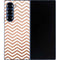 Rose Gold Chevron Galaxy Z Fold6 Skin