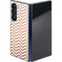 Rose Gold Chevron Galaxy Z Fold6 Skin