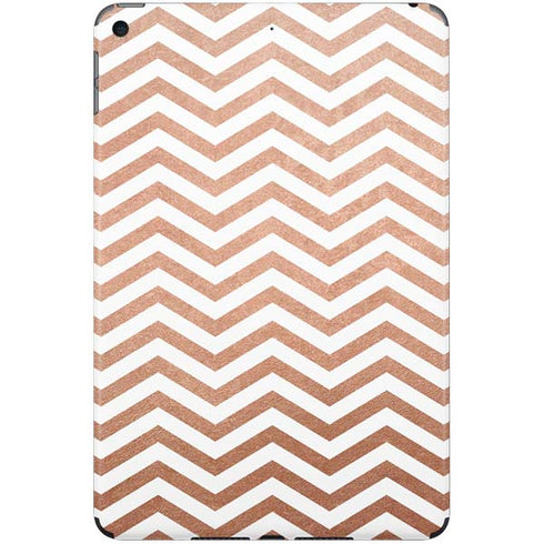 Rose Gold Chevron iPad Skins