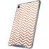 Rose Gold Chevron iPad 11th Gen (2025) Clear Case