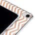 Rose Gold Chevron iPad 11th Gen (2025) Clear Case