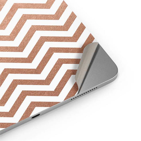 Rose Gold Chevron Apple iPad Air Skin