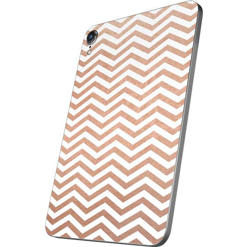Rose Gold Chevron Apple iPad Mini Skin