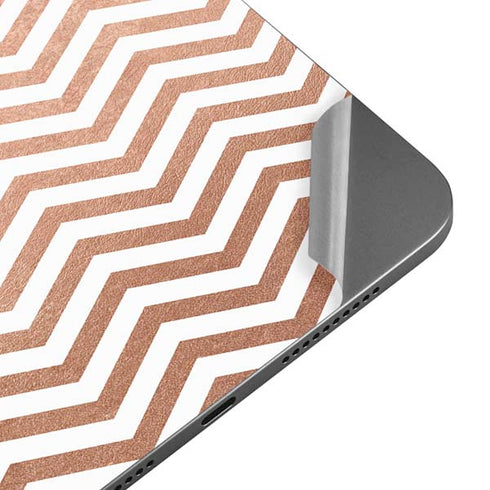 Rose Gold Chevron Apple iPad Mini Skin