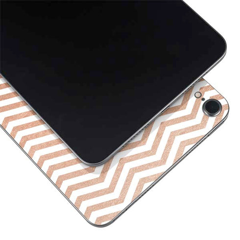 Rose Gold Chevron Apple iPad Mini Skin