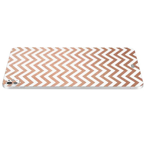 Rose Gold Chevron iPad Pro 13in M4 (2024) Skin