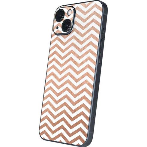 Rose Gold Chevron iPhone Skins