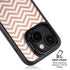 Rose Gold Chevron iPhone 15 Plus Kickstand Case