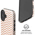 Rose Gold Chevron iPhone 16 Magsafe Impact Case