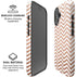 Rose Gold Chevron iPhone 16 Magsafe Impact Case
