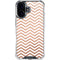 Rose Gold Chevron iPhone 16 Plus Clear Case