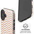 Rose Gold Chevron iPhone 16 Plus Magsafe Impact Case
