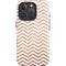 Rose Gold Chevron iPhone 16 Pro Impact Case