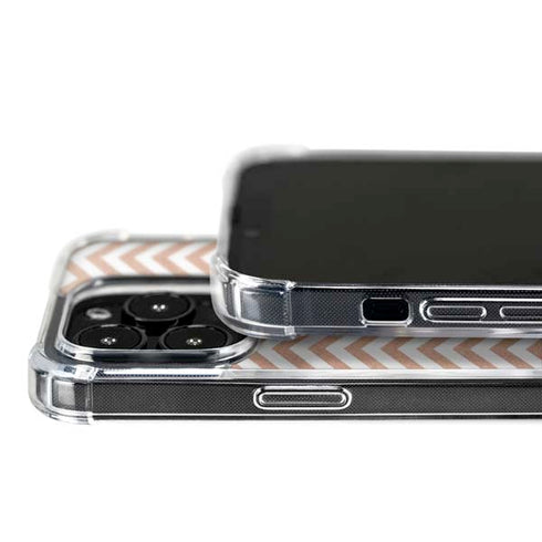 Rose Gold Chevron iPhone 16 Pro MagSafe Case