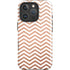 Rose Gold Chevron iPhone 16 Pro Magsafe Impact Case