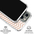 Rose Gold Chevron iPhone 16 Pro Max Clear Case