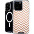Rose Gold Chevron iPhone 16 Pro Max MagSafe Case