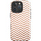 Rose Gold Chevron iPhone 16 Pro Max Magsafe Impact Case