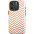 Rose Gold Chevron iPhone 16 Pro Max Magsafe Impact Case