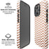 Rose Gold Chevron iPhone 16 Pro Max Magsafe Impact Case