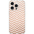 Rose Gold Chevron iPhone 16 Pro Skin