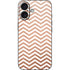 Rose Gold Chevron iPhone 16 Skin