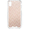Rose Gold Chevron iPhone XS Clear Case