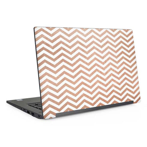 Rose Gold Chevron Dell Latitude Skin