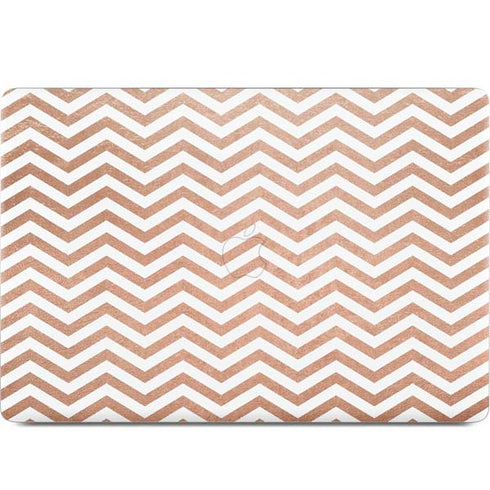 Rose Gold Chevron MacBook Skins