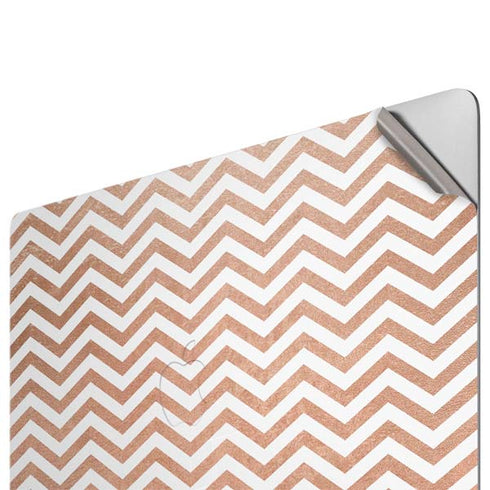 Rose Gold Chevron Apple MacBook Pro 16-inch Skin