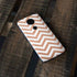 Rose Gold Chevron Moto E5 Plus Skin