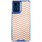 Rose Gold Chevron Moto G Play 4G (2024) Clear Case