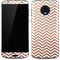 Rose Gold Chevron Moto G6 Skin