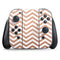 Rose Gold Chevron Nintendo Switch (2017-2021) Joy-Con Controller Skin