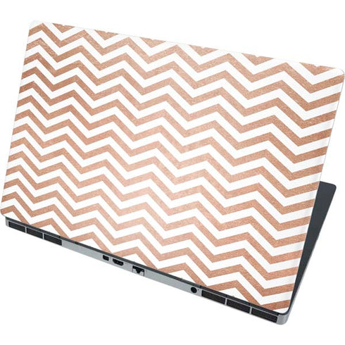 Rose Gold Chevron Dell Precision Skin