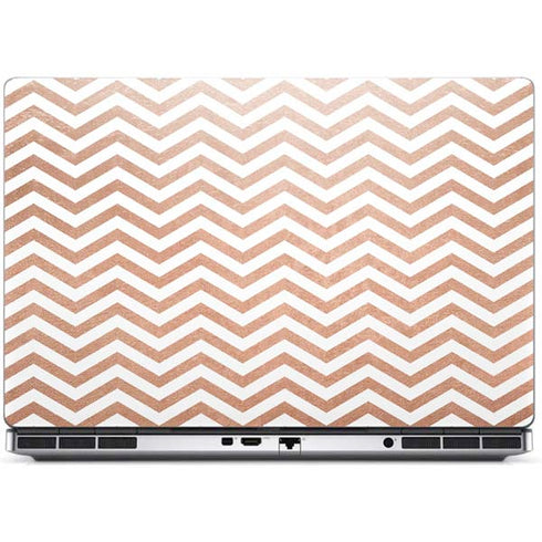 Rose Gold Chevron Dell Precision Skin