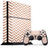 Rose Gold Chevron PlayStation PS4 Skins
