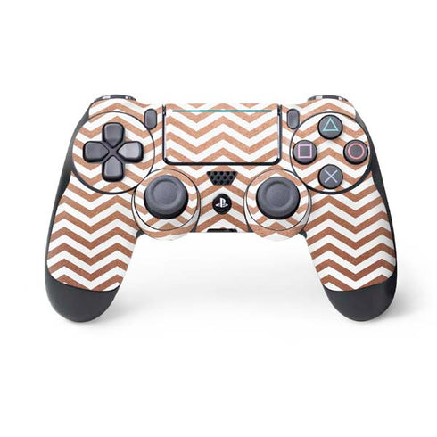Rose Gold Chevron PlayStation PS4 Skins