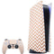 Rose Gold Chevron PlayStation PS5 Skins