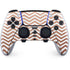 Rose Gold Chevron PS5 DualSense Edge Pro Controller Skin