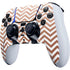 Rose Gold Chevron PS5 DualSense Edge Pro Controller Skin