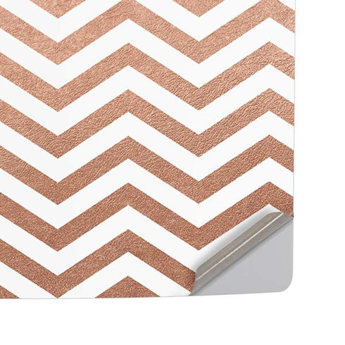 Rose Gold Chevron PS5 Pro Disk Console Skin