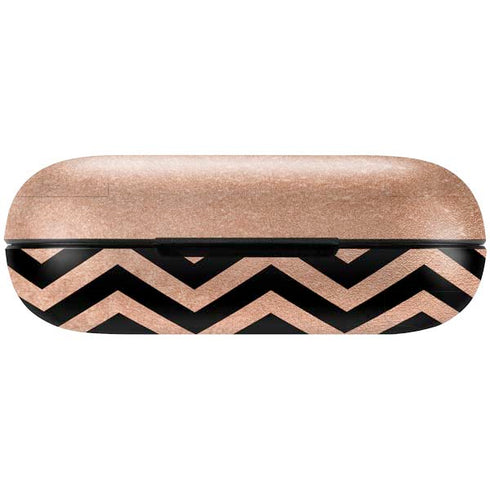 Rose Gold Chevron Split Amazon Echo Buds Skin