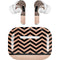 Rose Gold Chevron Split AirPods Skins